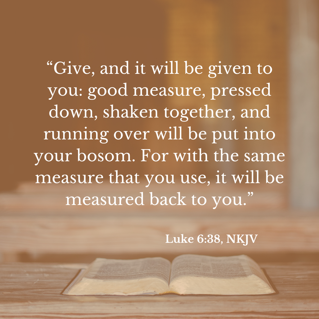 Bible Verses on Giving