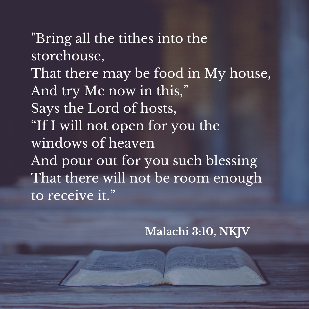 3 Bible Verses on Giving