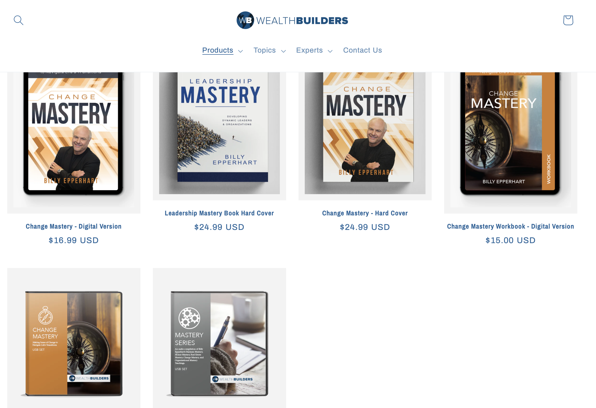 change mastery, wealth builders