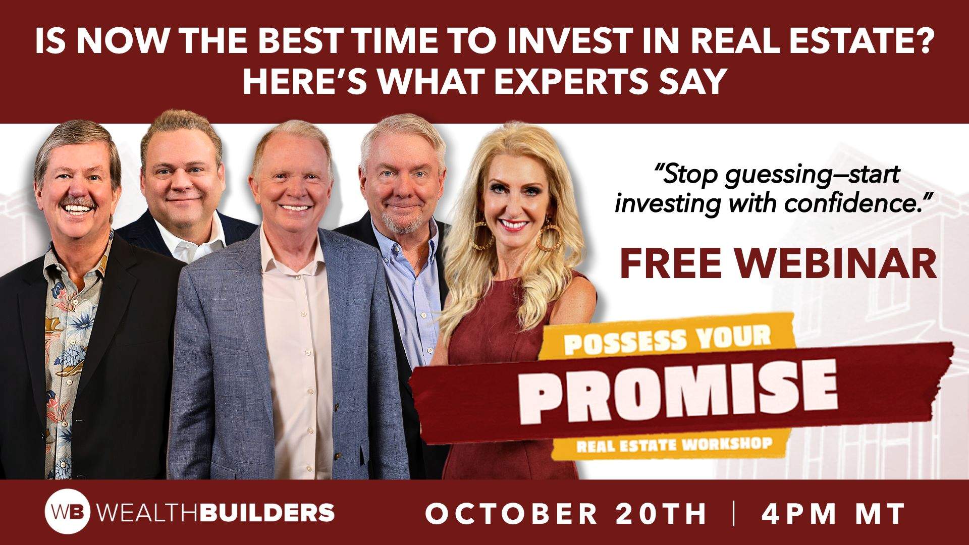 free real estate investing webinar in october