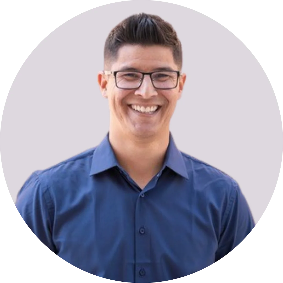 dan lee with a blue shirt on