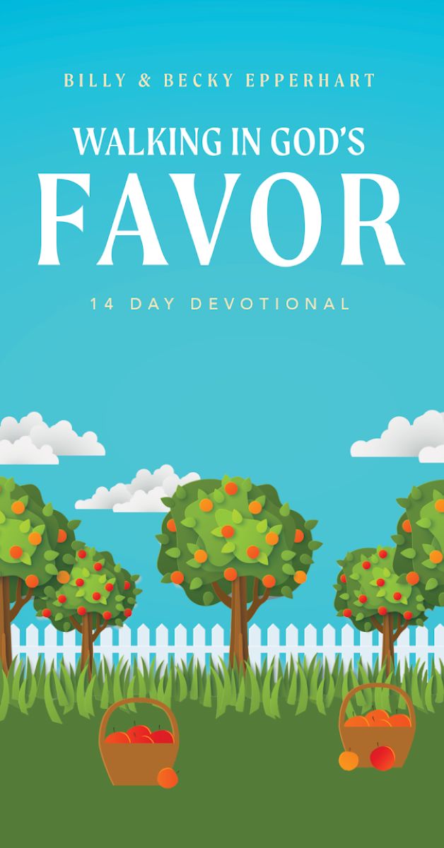walking in god's favor devotional cover image