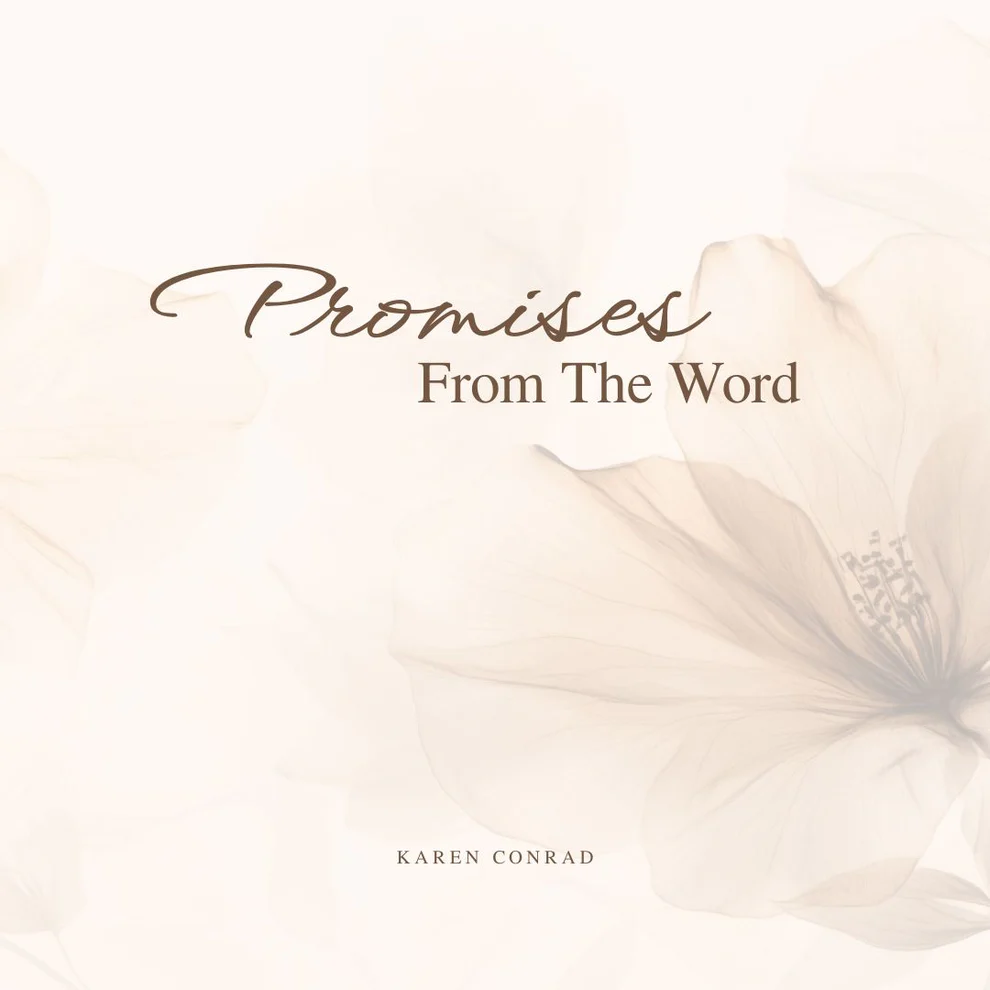 promises from the word free download cover image with "promies from the word" in text" and a flower in the background